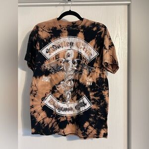 Motley Crue | Black and Brown Tie-Dye Shirt | Size Large